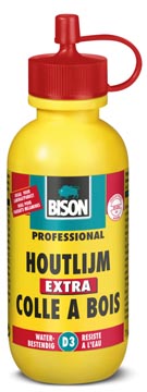 Bison houtlijm topspeed, flacon van 75 ml, extra wit D3
