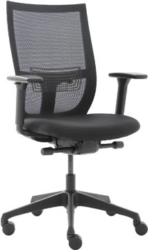 euroseats bureastoel curve zw