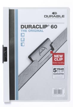 klemmap duraclip60 a4 wit