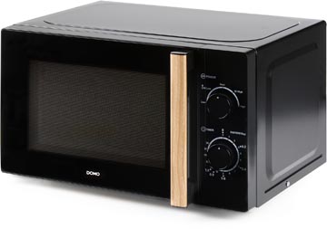 domo microgolfoven 20l zwart