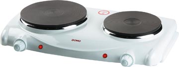 domo elek kookplaat 1500w wit