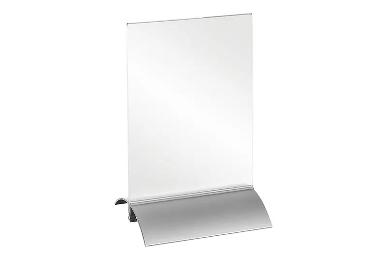 Aluminium Voet Met Kaarthouder A4