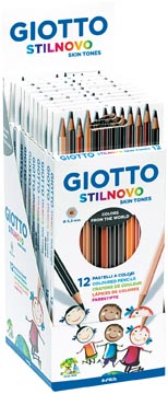 skin tones kleurpotlood 12st