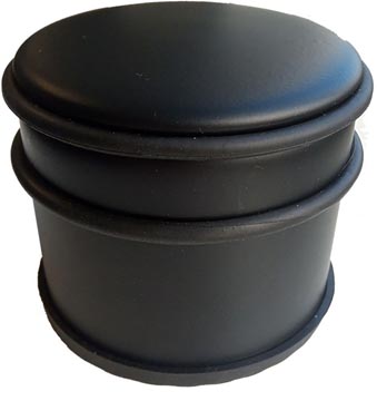 deurstop zwart 9x7,5cm
