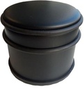 deurstop zwart 9x7,5cm