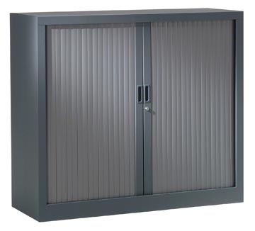 roldeurkast antraciet 136cm