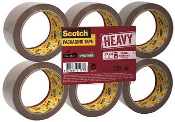 scotch verp 50x66 heavy br pk6