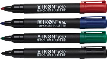 ikon flipchart marker etui 4x