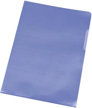 Q-Connect L-Map Blauw 120 Micron Pak Van 100 Stuks