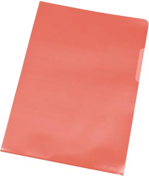 Q-Connect L-Map Rood 120 Micron Pak Van 100 Stuks