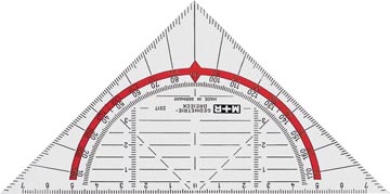 m+r geodriehoek 16cm