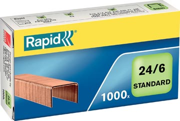 nietjes 24/6 koper doos 1000