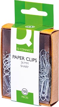 q-connect papierkl 26mm 125x
