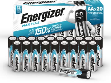 Energizer Batterijen Max Plus Aa, Pak Van 20 Stuks