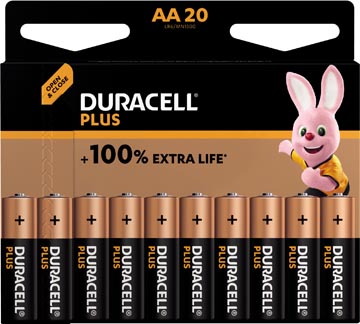duracell plus 100% aa bls20