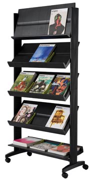 mobiele folderhouder zwart