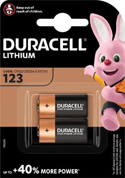 duracell ultra lith 123 bls2