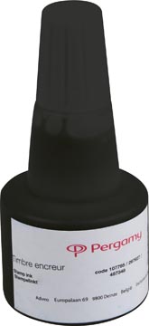 pergamy stempelinkt 28ml zwart