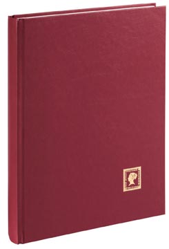 postzegelalbum a4 32 vel rood