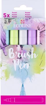 ecoline brush pen 5x pastel