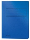 kaft 3 klep blauw a4 250gr