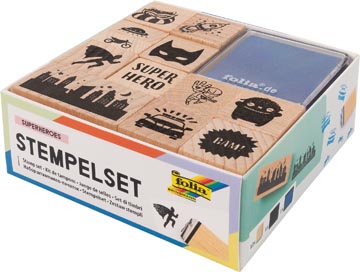 folia stempelkit superhelden