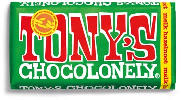 tony's chocolonely 180g hazel