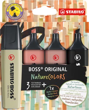 stabilo naturecolors ass 4x