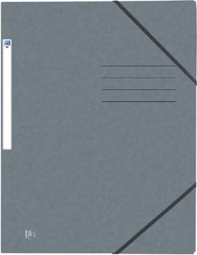 oxford top elastomap a4 grijs