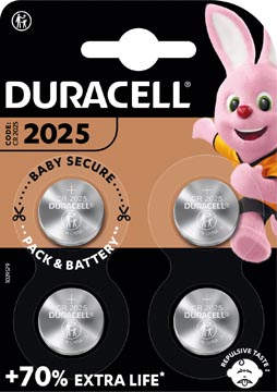 duracell knoopcel cr2025 bls4