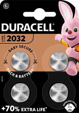 duracell knoopcel cr2032 bls4