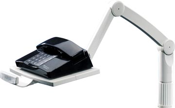 telefoonarm licht grijs tsa502