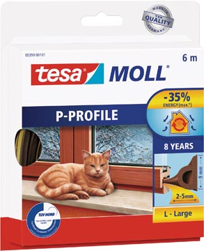 classic tochtstrip p 6m br