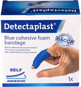detectaplast zelfklevend schuimverband, ft 6 cm x 4,5 m, op rol