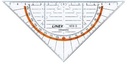 linex geodriehoek 1616g 16cm