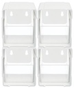 sorteer kantelbakje wit 4x