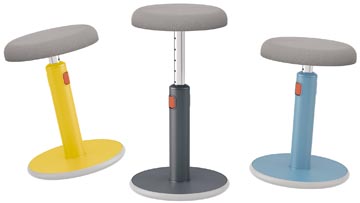 leitz cosy zit-sta kruk geel