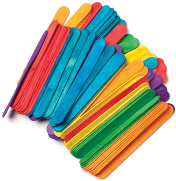 mengstokje 150x18mm kleur 100x