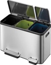 eko ecocasa pedaalemmer 3x15l