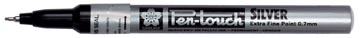 marker pen-touch 0,7 ef zilver