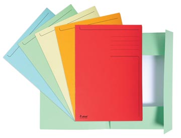 dossiermap 3klep folio ass 25x