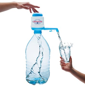 cristaline pomp voor fles 5l