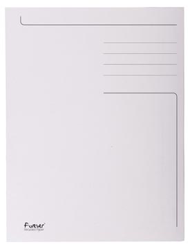 Exacompta dossiermap Foldyne ft 24 x 32 cm (voor ft A4), lichtgrijs, pak van 50 stuks