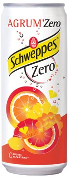 schweppes agrum zero 33cl pk24