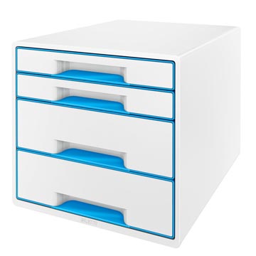 leitz wow ladenblok 4l wit/bl