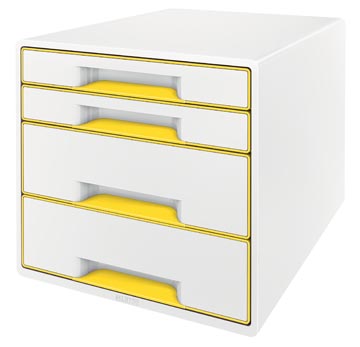 leitz wow ladenblok 4l wit/gl