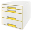 leitz wow ladenblok 4l wit/gl