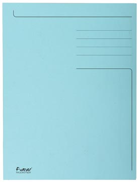 Exacompta dossiermap Foldyne ft 24 x 32 cm (voor ft A4), lichtblauw, pak van 50 stuks