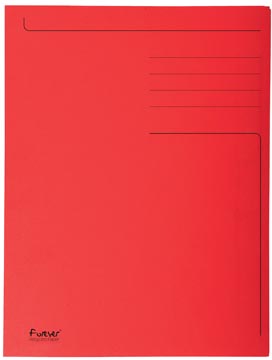 Exacompta dossiermap Foldyne ft 24 x 32 cm (voor ft A4), rood, doos van 50 stuks