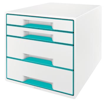 leitz wow ladenblok 4l wit/bl